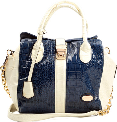 

Carlton London Hand-held Bag(Blue, White)