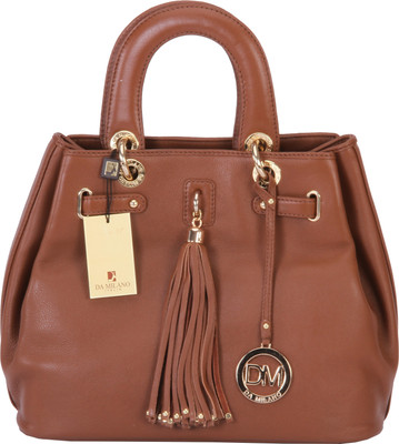 

Da Milano Hand-held Bag(Brown)