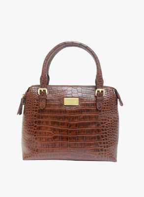 

La Roma Hand-held Bag(Brown)