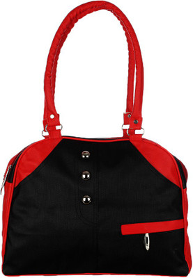 

Bare Soles Shoulder Bag(Red, Black), Black;red