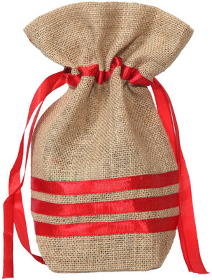 

Kohl Pouch Potli(Red, Beige), Beige;red