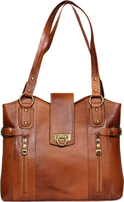 

Leather World Shoulder Bag(Tan)