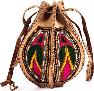 

Goatter Pouch Potli(Brown)