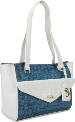 

Holii Shoulder Bag(White, Blue), Blue;white