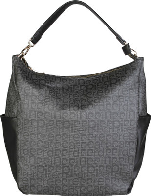 

Pierre Cardin Shoulder Bag(Grey, Black), Black;grey