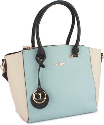 

Carlton London Hand-held Bag(Beige, Blue)