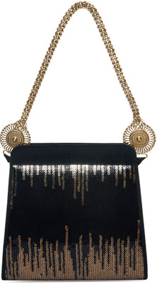 

Juvalia Hand-held Bag(Black, Gold)