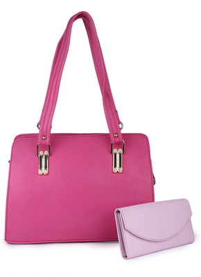 

Women Marks Shoulder Bag(Pink)