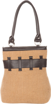 

Jute Cottage Shoulder Bag(Black)
