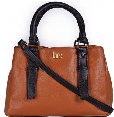 

Bagsy Malone Hand-held Bag(Brown, Blue), Blue;brown