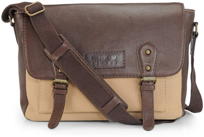 Phive Rivers Messenger Bag(Beige, Brown)