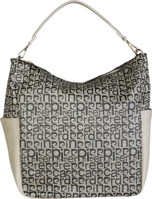 

Pierre Cardin Shoulder Bag(Grey, Black), Black;grey