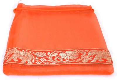 

Kriti Creations Pouch Potli(Orange)