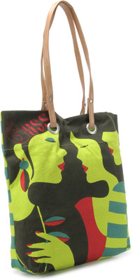 

Kanvas Katha Tote(Multicolor)