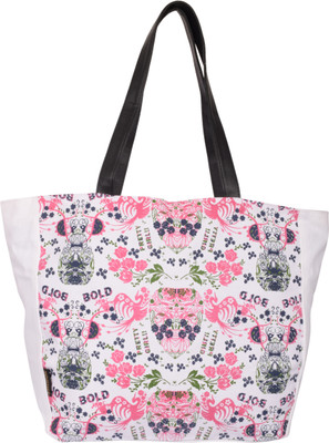 

Kanvas Katha Tote(White)