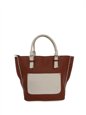 

Carry on Bags Hand-held Bag(Brown, Beige), Beige;brown