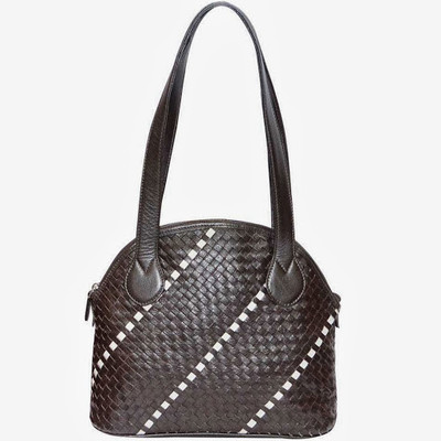 

Jeane Sophie Hand-held Bag(Brown, White)