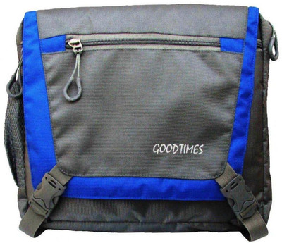 

Good Times Messenger Bag(Grey, Blue), Blue;grey