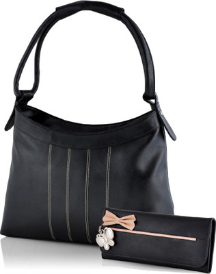 

Butterflies Hand-held Bag(Black)