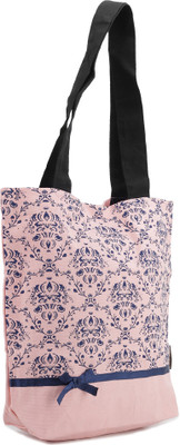 

Kanvas Katha Tote(Pink)