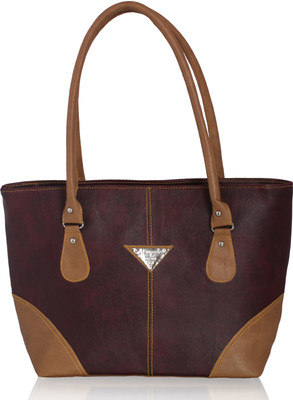 

Clementine Hand-held Bag(Brown)