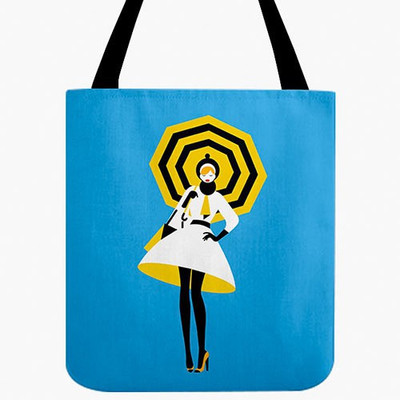 

Uptown18 Tote(Blue)