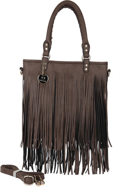 

Fur Jaden Hand-held Bag(Brown)