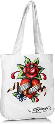 Ed Hardy Tote(White)