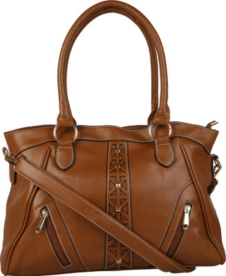 Satchel Shoulder Bag(Brown)