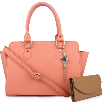Women Marks Sling Bag(Pink)