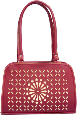 

Credulous Shoulder Bag(Maroon, Gold), Gold;maroon