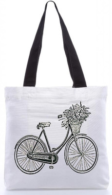 

Snoogg Tote(White, Black), Black;white