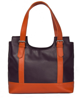 

Purseus Shoulder Bag(Purple, Brown), Brown;purple