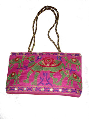 Angel Quilts Hand-held Bag(Pink)