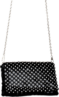 

Snupy Sling Bag(Black, Silver)