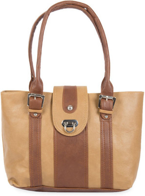 

Skyways Hand-held Bag(Brown, Tan)