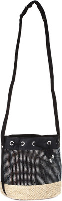 

Steve Madden Women Casual Black, Beige PU Hand-held Bag, Beige;black