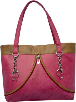 

Credulous Shoulder Bag(Pink, Tan)