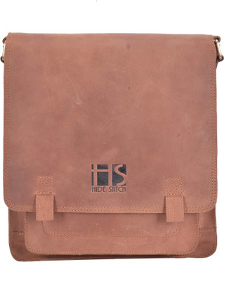 

Hidestitch Messenger Bag(Tan)