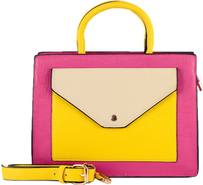 

Zepzop Messenger Bag(Pink, Yellow)