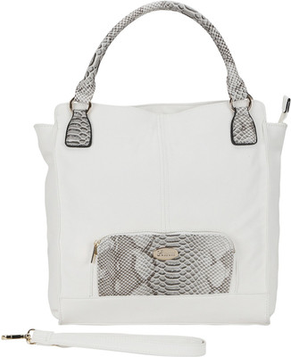

Gussaci Shoulder Bag(White, Grey), Grey;white