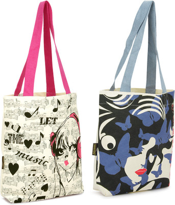 

Kanvas Katha Tote(Multicolor)