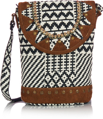 

Shaun Design Messenger Bag(Black)