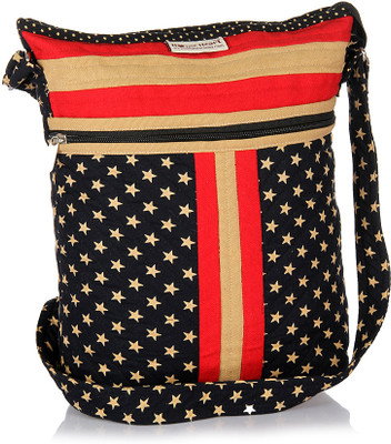 

Home Heart Women Casual Multicolor Canvas Sling Bag