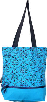 

Kanvas Katha Tote(Blue)