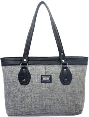 

Lady Queen Shoulder Bag(Grey, Black), Black;grey