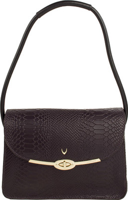 

Hidesign Shoulder Bag(Purple, Black), Black;purple