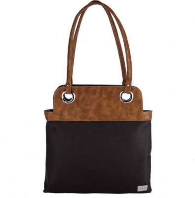 

The Zoya Life Shoulder Bag(Brown, Beige), Beige;brown