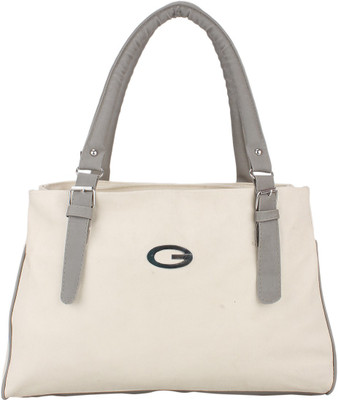 

Cottage Accessories Hand-held Bag(Silver, White)