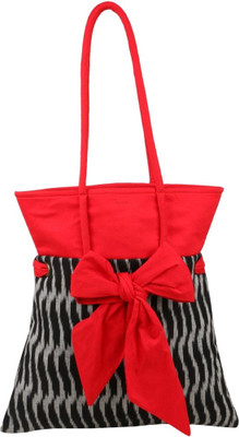 

Aditi Trends Tote(Red, Black), Black;red